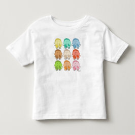 象の群れTシャツ トドラーTシャツ