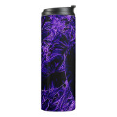 象の耳の葉の最深紫 タンブラー (回転左)