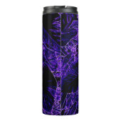 象の耳の葉の最深紫 タンブラー (裏面)