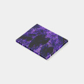 象の耳の葉の最深紫 ポストイット (アングル)