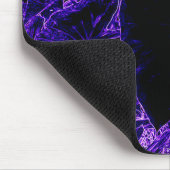 象の耳の葉の最深紫 マウスパッド (コーナー)