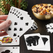 象の自転車トランプ トランプ (インサイチュ)