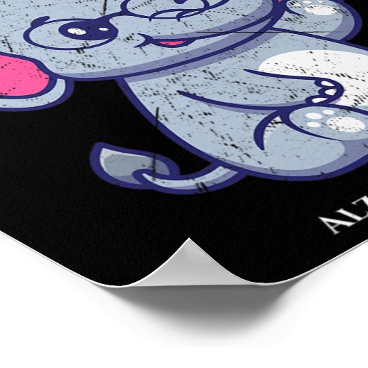 象の花忘れ私はアルツハイマー病 ポスター (角)