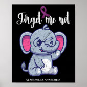 象の花忘れ私はアルツハイマー病 ポスター (正面)