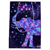 象の花抱き枕 ミディアムペーパーバッグ (裏面)