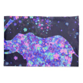 象の花枕ケース 枕カバー (裏面)