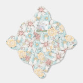 象の花模様男の子の赤ちゃんシャワーピクニックサンキュー フェイバーボックス (折り畳みなし)