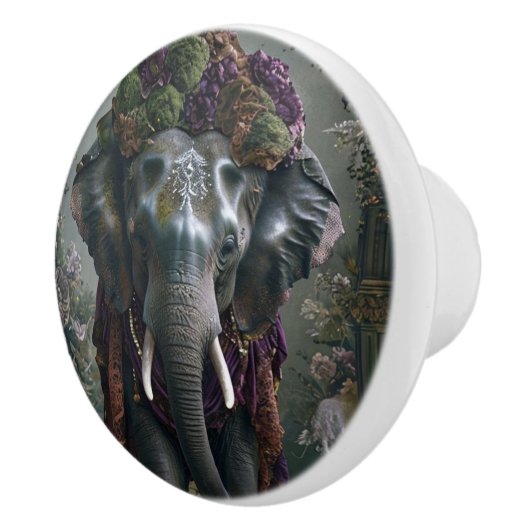 象の花 セラミックノブ (右)