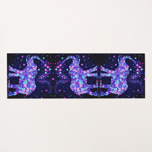 象の花 –  ヨガマット (裏面(横))