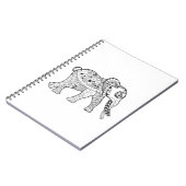 象の落書き ノートブック (左側)