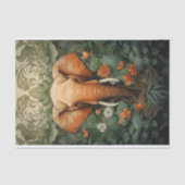 象の葉の中1デコページ紙 薄葉紙 (正面)