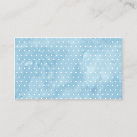 象の葉ベビーシャワーおむつラッフル エンクロージャーカード (裏面)