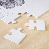 象の蝶 ジグソーパズル (側面)