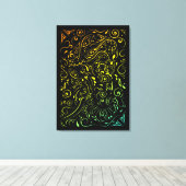 象の複雑な夏の儚さ キャンバスプリント (インサイチュ (ウッドフロア))