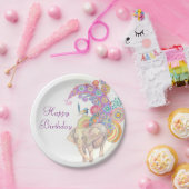 象の誕生会のプレート ペーパープレート (パーティー)