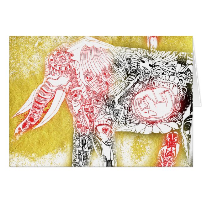 象の誕生 (正面横)