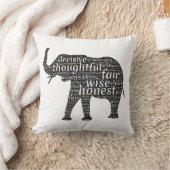 象の語雲の性質 クッション (ブランケット)