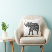 象の語雲の性質 クッション (椅子)