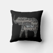 象の語雲の性質 クッション (裏面)