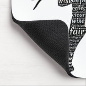 象の語雲の性質 マウスパッド (コーナー)