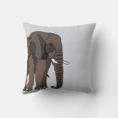 象の象 クッション (裏面)