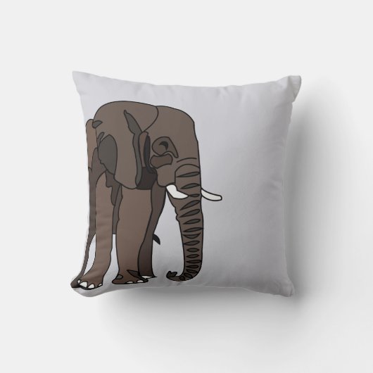 象の象 クッション (正面)