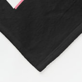 象の贈り物が大好きな女の子 フリースブランケット (角)