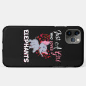 象の贈り物が大好きな女の子 Case-Mate iPhoneケース (裏面(横))