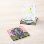 象の贈り物とアクセサリー コースター (右側)