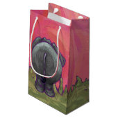 象の贈り物とアクセサリー スモールペーパーバッグ (裏面アングル)