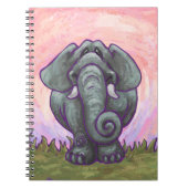 象の贈り物とアクセサリー ノートブック (正面)