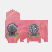 象の贈り物とアクセサリー フェイバーボックス (折り畳みなし)