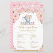 象の赤ちゃんシャワーあなたの携帯ゲームの何 (正面/裏面)