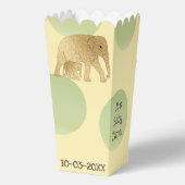 象の赤ちゃんシャワーお願いボックス フェイバーボックス (裏面)