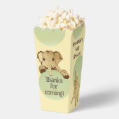 象の赤ちゃんシャワーお願いボックス フェイバーボックス (はじけた状態)