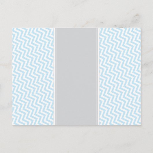 象の赤ちゃんシャワーがブルーグレーでベビーを願う アドバイスカード (裏面)