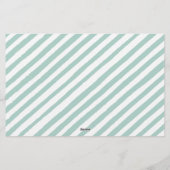 象の赤ちゃんシャワーアドバイスが文房具を願う 便箋 (裏面)