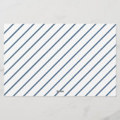 象の赤ちゃんシャワーアドバイスウィーズ文房具カード 便箋 (裏面)