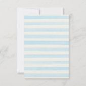 象の赤ちゃんシャワーサンキューカード(男の子) サンキューカード (裏面)