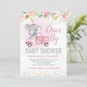 象の赤ちゃんシャワーパレード 招待状 (スタンド正面)