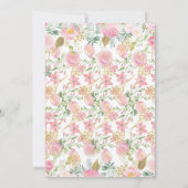 象の赤ちゃんシャワーパレード 招待状 (裏面)