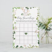 象の赤ちゃんシャワービンゴゲーム (スタンド正面)