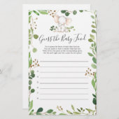 象の赤ちゃんシャワーベビー食品を推測 (正面/裏面)