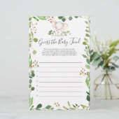 象の赤ちゃんシャワーベビー食品を推測 (スタンド正面)