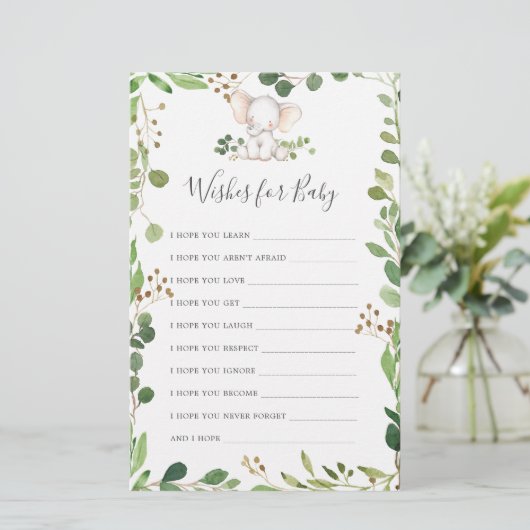 象の赤ちゃんシャワーベビー (スタンド正面)