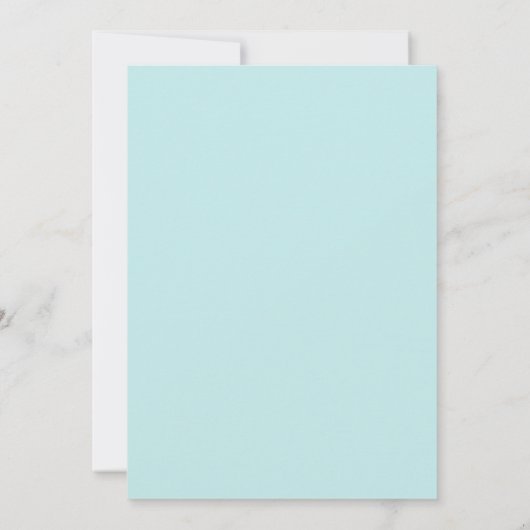 象の赤ちゃんシャワー少しピーナッツを途中で 招待状 (裏面)