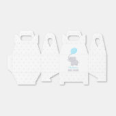 象の赤ちゃんシャワー少年かわいい愛用箱 フェイバーボックス (折り畳みなし)