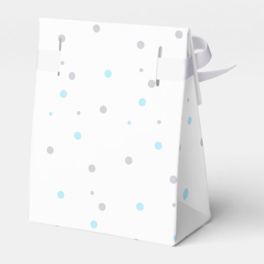 象の赤ちゃんシャワー少年かわいい愛用箱 フェイバーボックス (裏面サイド)