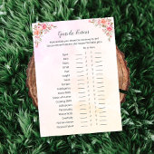 象の赤ちゃんシャワー機能ゲームカードを推測 招待状