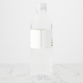 象の赤ちゃんシャワー水瓶ラベル ペットボトルラベル (裏面)